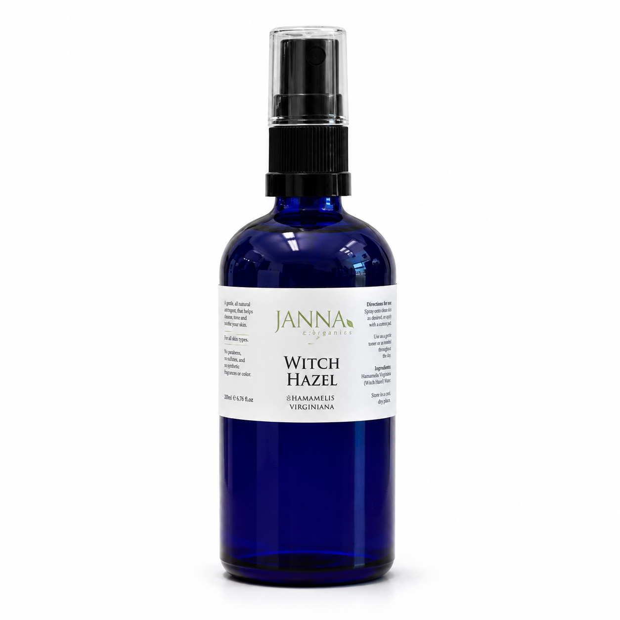 Janna Organic Witch Hazel Pure Floral Water 100ml
