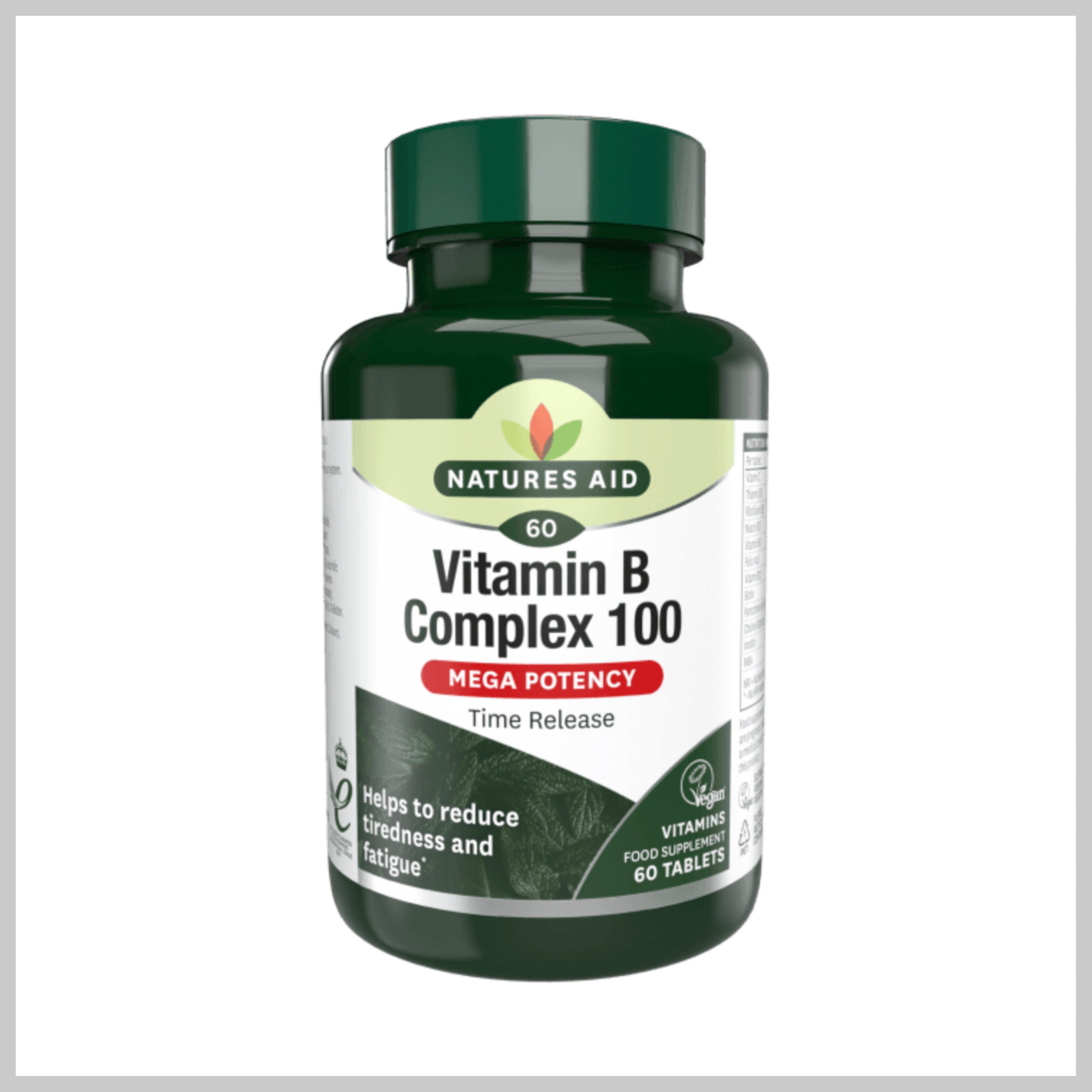 Natures Aid Vitamin B Complex 100 60s