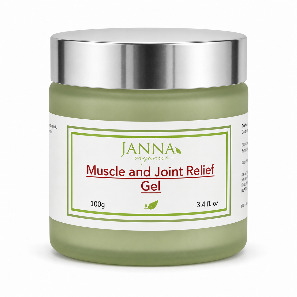 Janna Organic Muscle and Joint Relief Gel (Relief Gel) 100g