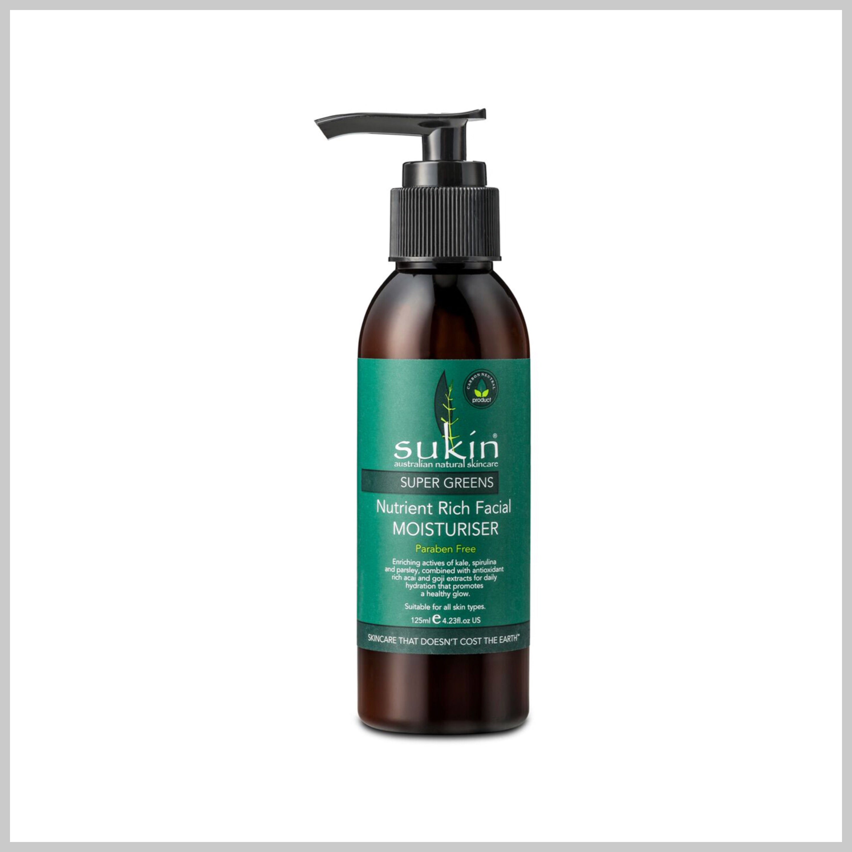Sukin Super Greens Facial Moisturiser 125ml
