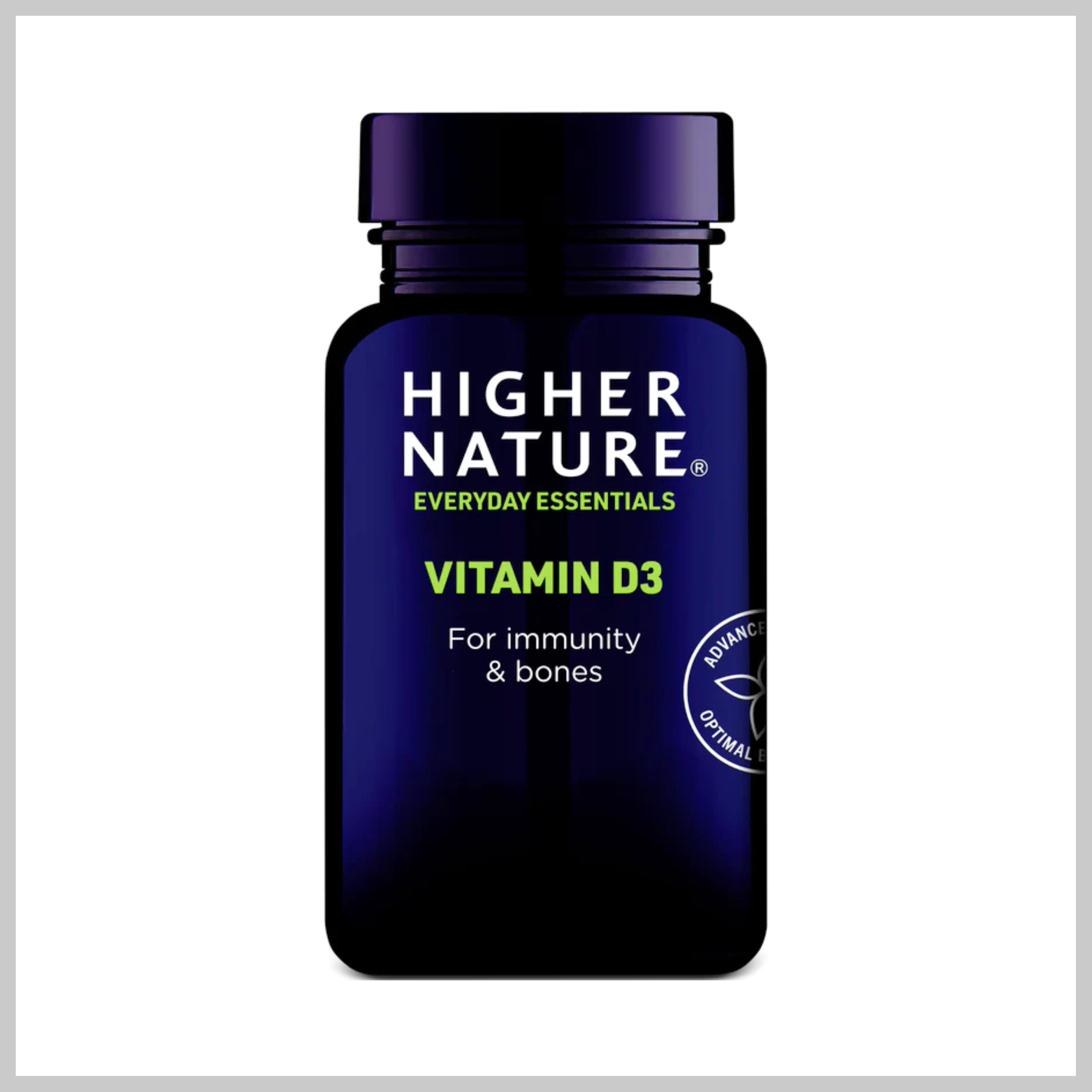 Higher Nature Vitamin D3 500IU Capsules 120s