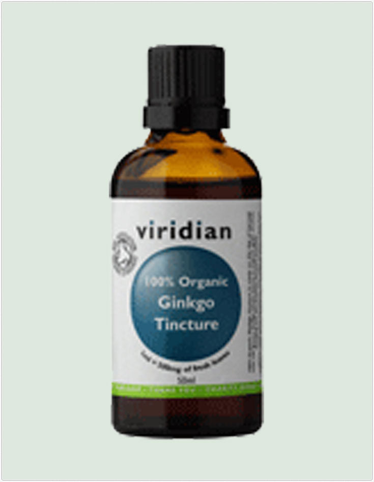 100% Organic Ginkgo Biloba Tincture 50ml
