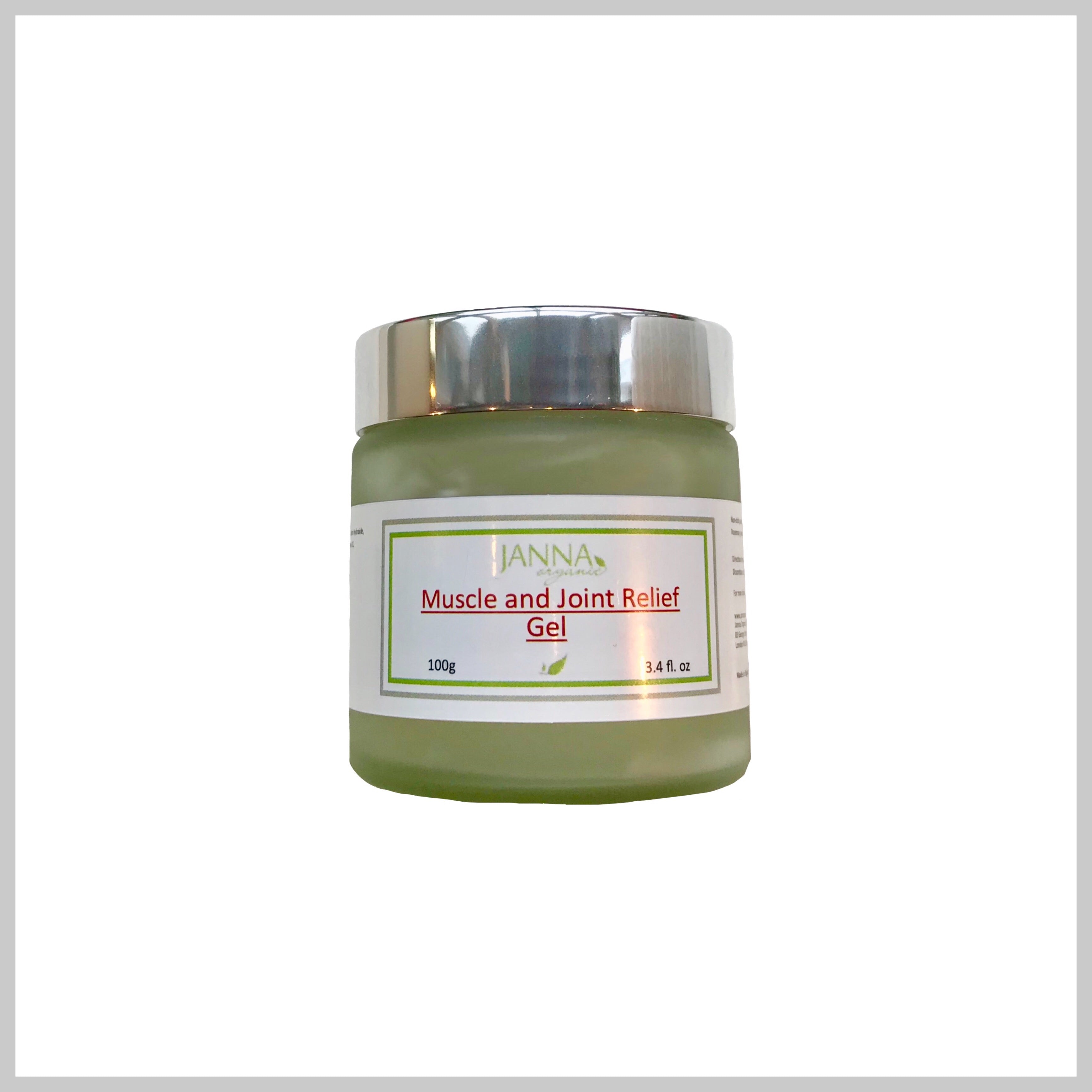 Janna Organic Muscle and Joint Relief Gel (Relief Gel)100g