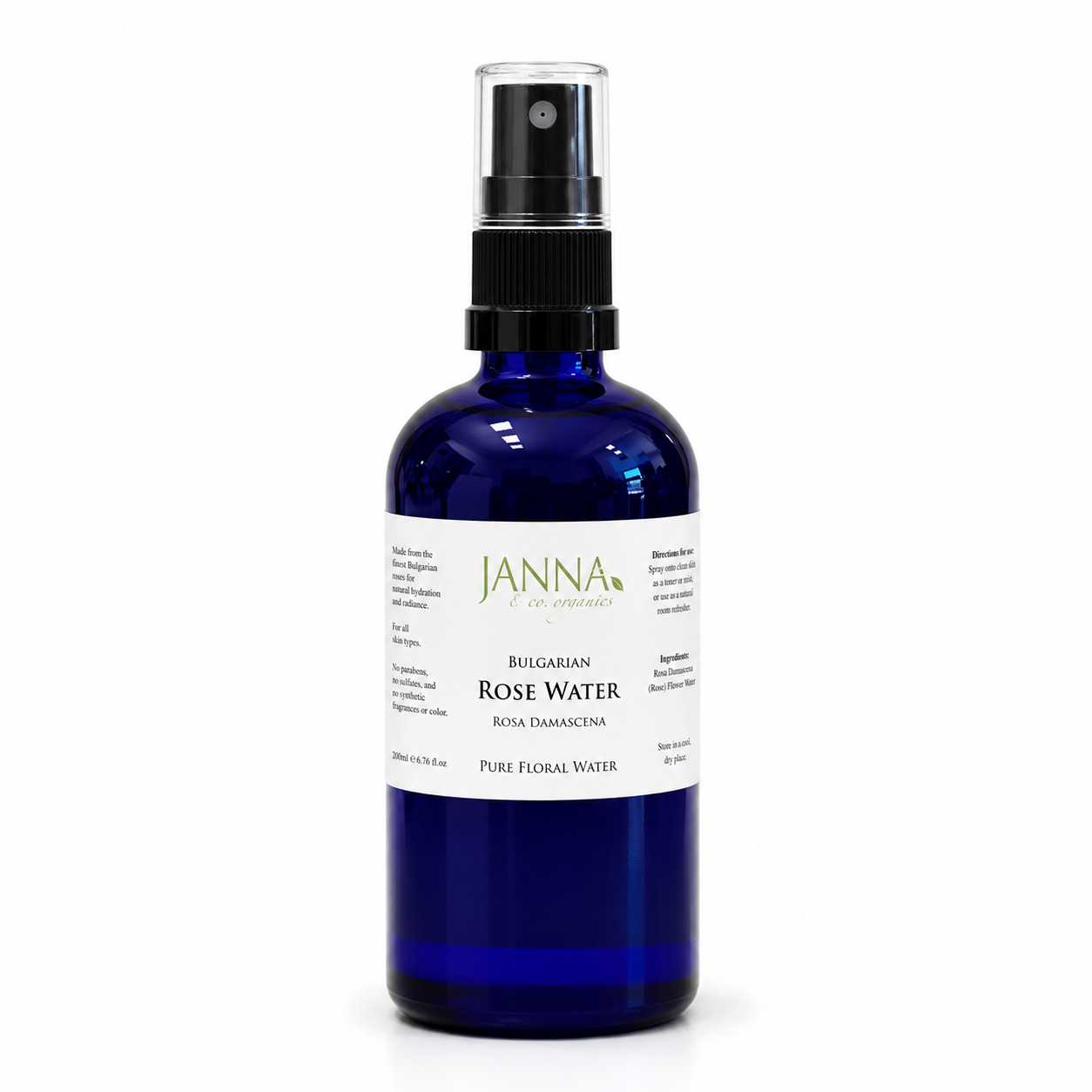 Janna Organic Bulgarian Rose Water Pure Floral Water 100ml