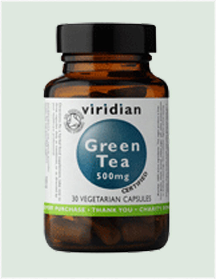 Organic Green Tea 500mg 30 caps