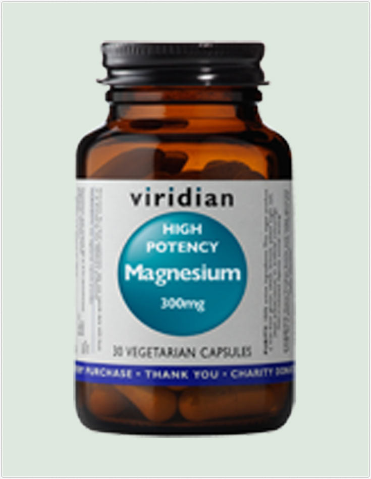 Viridian High Potency Magnesium 300mg 30caps