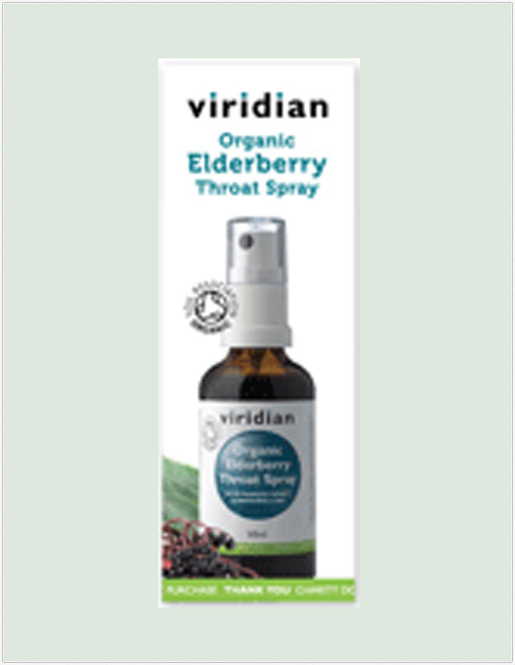 Organic Elderberry Throat Spray 50 ml