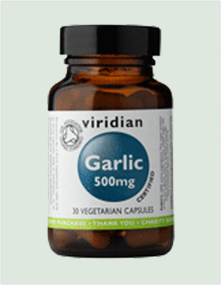 Organic Garlic 500 mg 30 caps