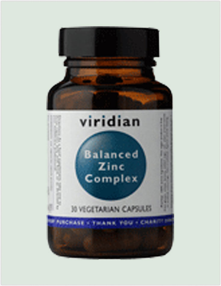 Viridian Balanced Zinc Complex 30caps