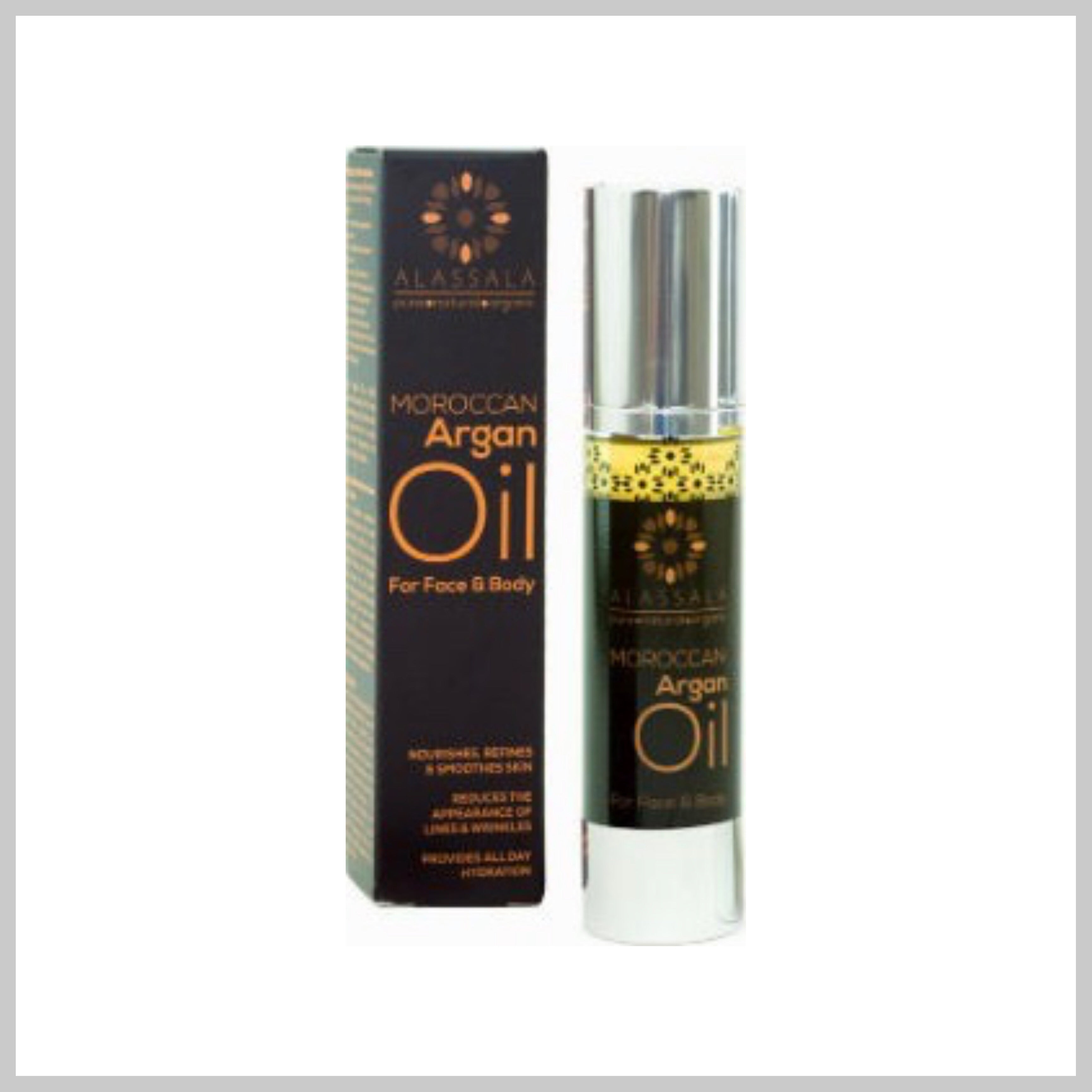 Alassala Moroccan Organic Argan Oil For Face & Body