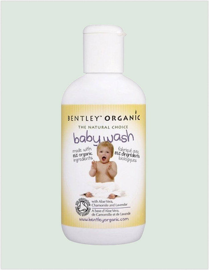 Bentley Organic Baby Wash With Aloe Vera, Chamomile And Lavender 250ml