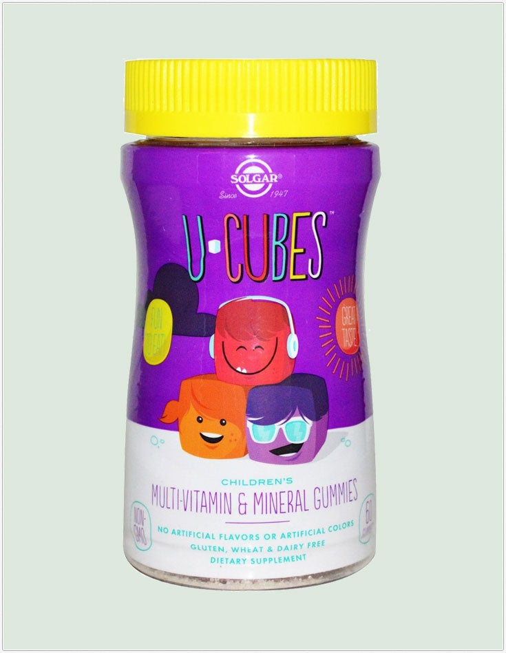 Solgar U-Cubes Children's Multi Vitamin &  Mineral Gummeies 60