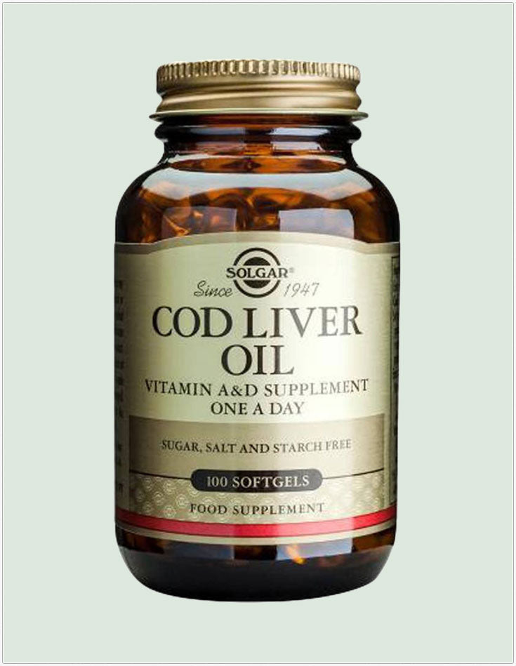 Solgar Cod Liver Oil 100 Softgels