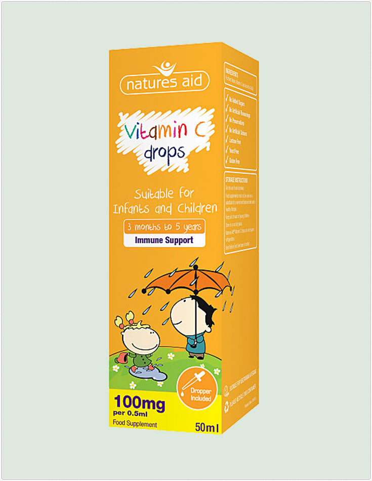 Nature’s Aid Vitamin C Drops For Infants & Children 50ml