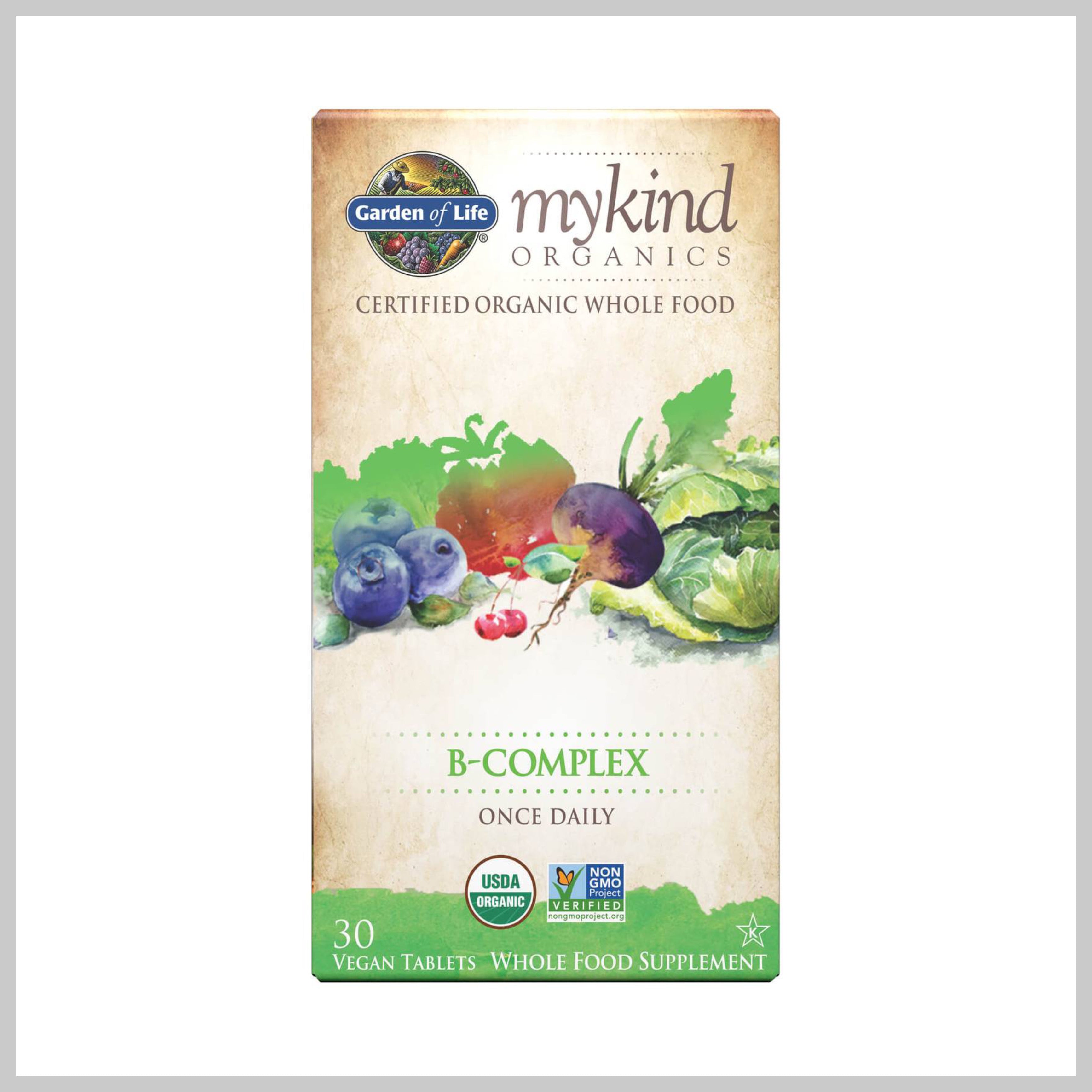 Garden of Life mykind Organics B Complex Once Daily