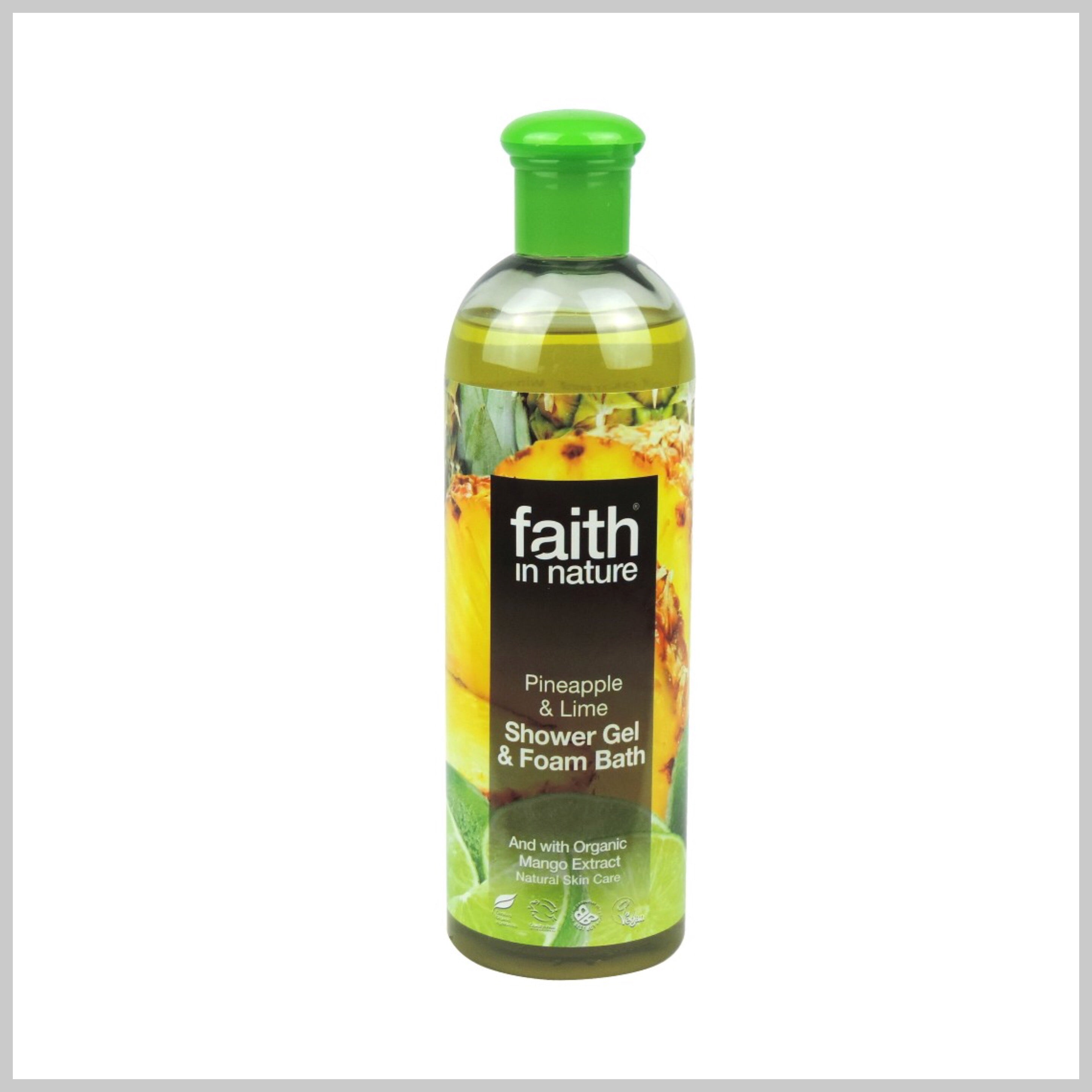 Faith in Nature Pineapple and Lime Shower Gel and Foam Bath