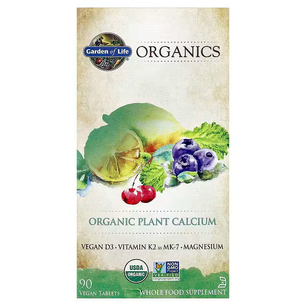 Garden of Life Organic Plant Calcium 90 Tabs
