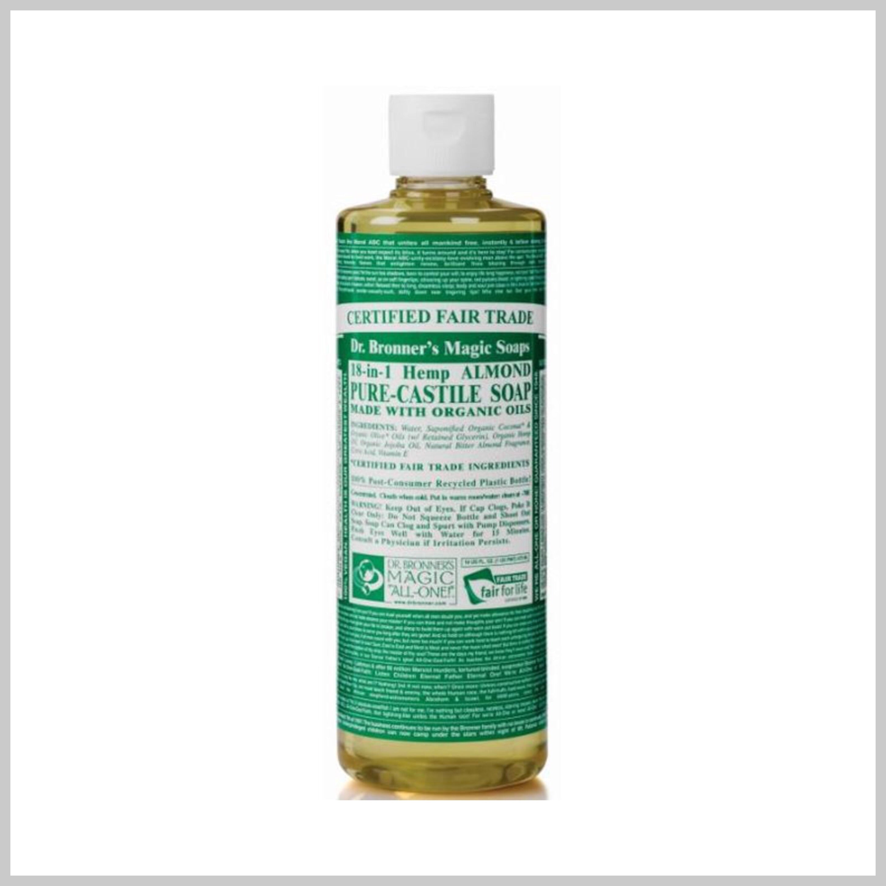 Dr. Bronner Organic Almond Castile Liquid Soap 240 ml