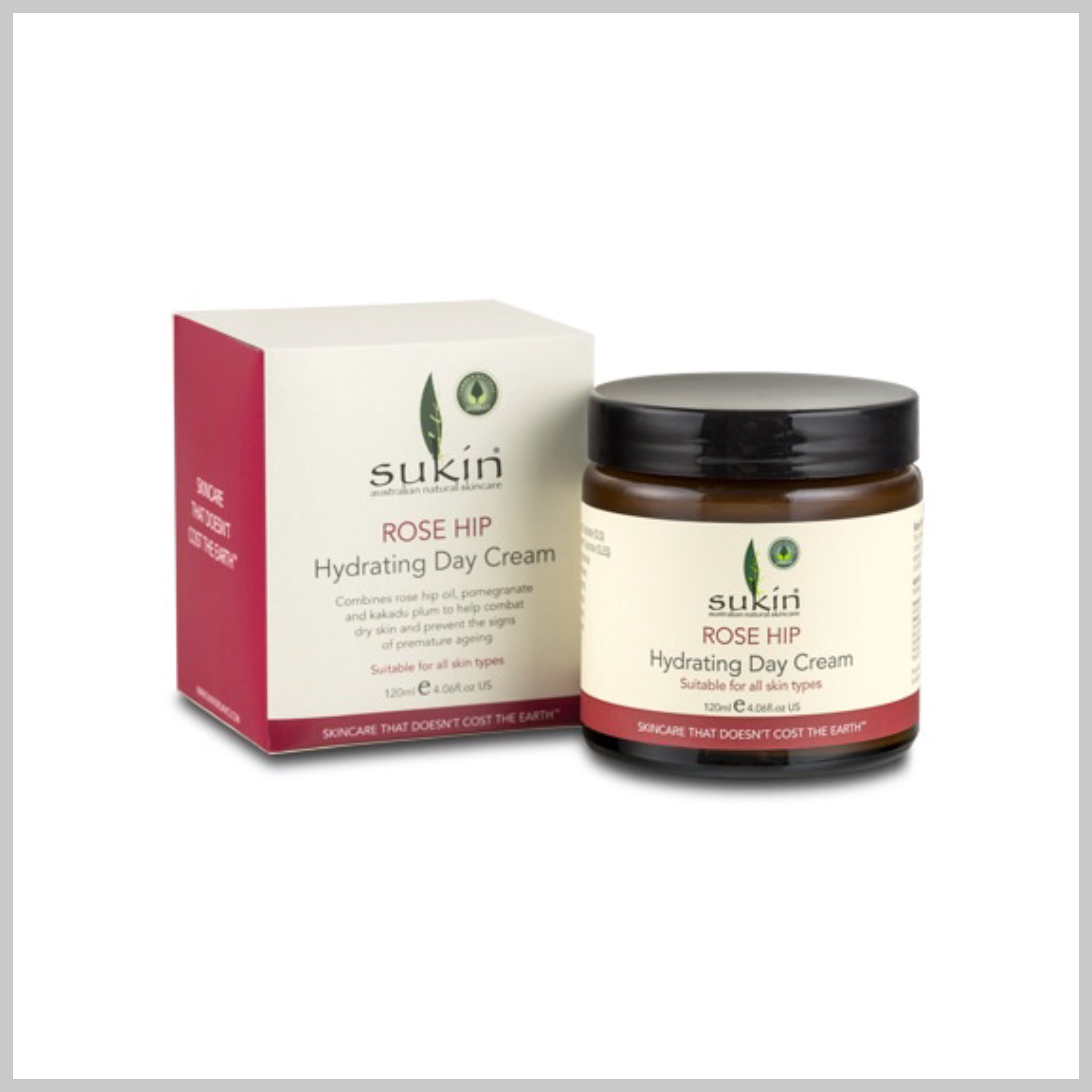 Sukin Rose Hip Hydrating Day Cream 125ml