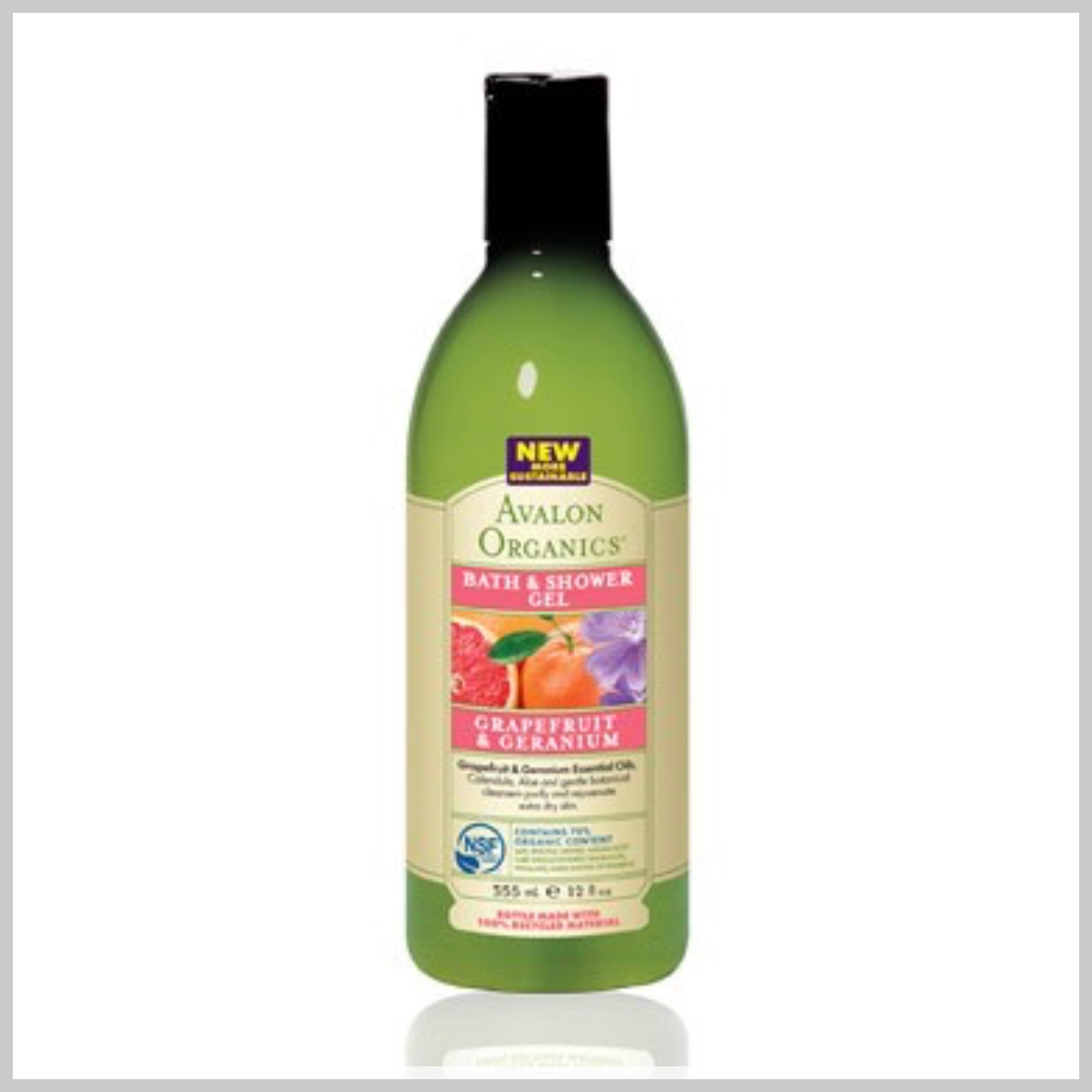 Avalon Organics Grapefruit and Geranium Bath & Shower Gel