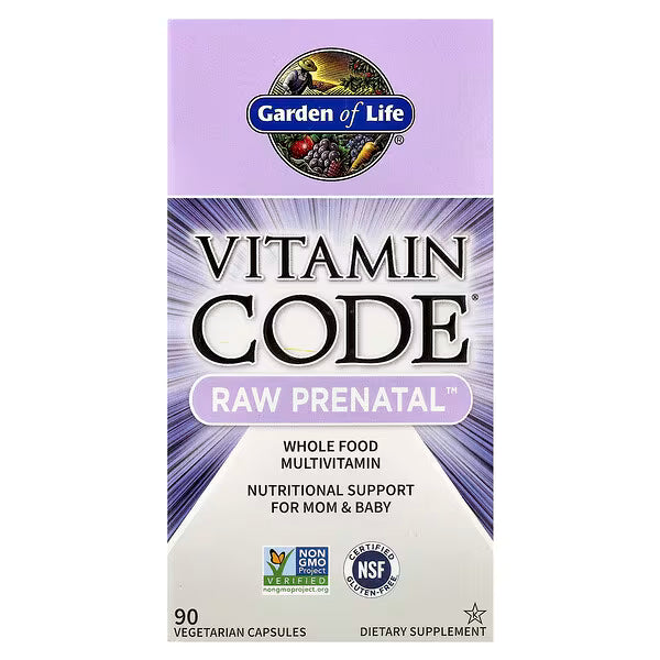 Garden of Life Vitamin Code RAW Prenatal 90 Caps