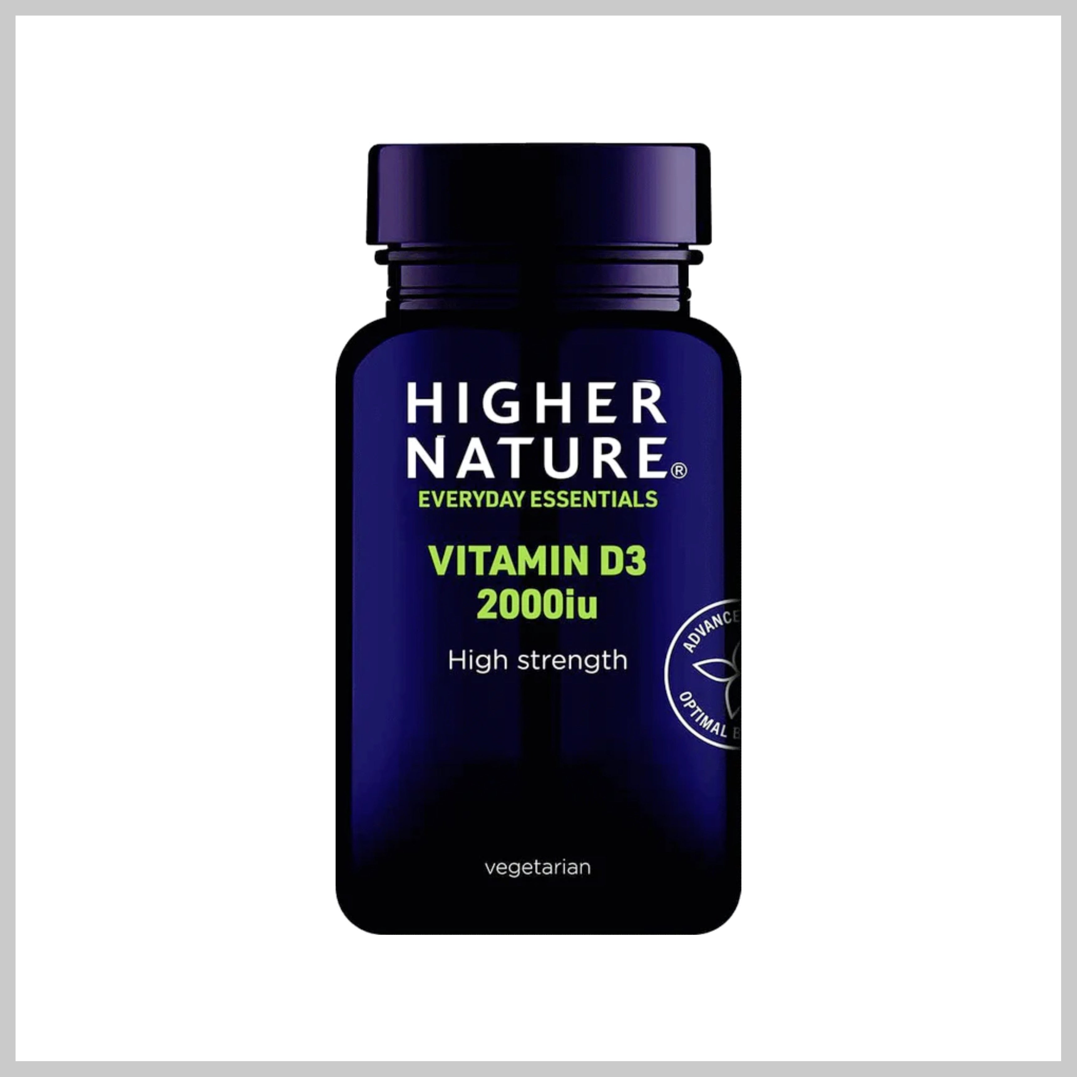 Higher Nature Vitamin D3 2000IU Capsules 120s