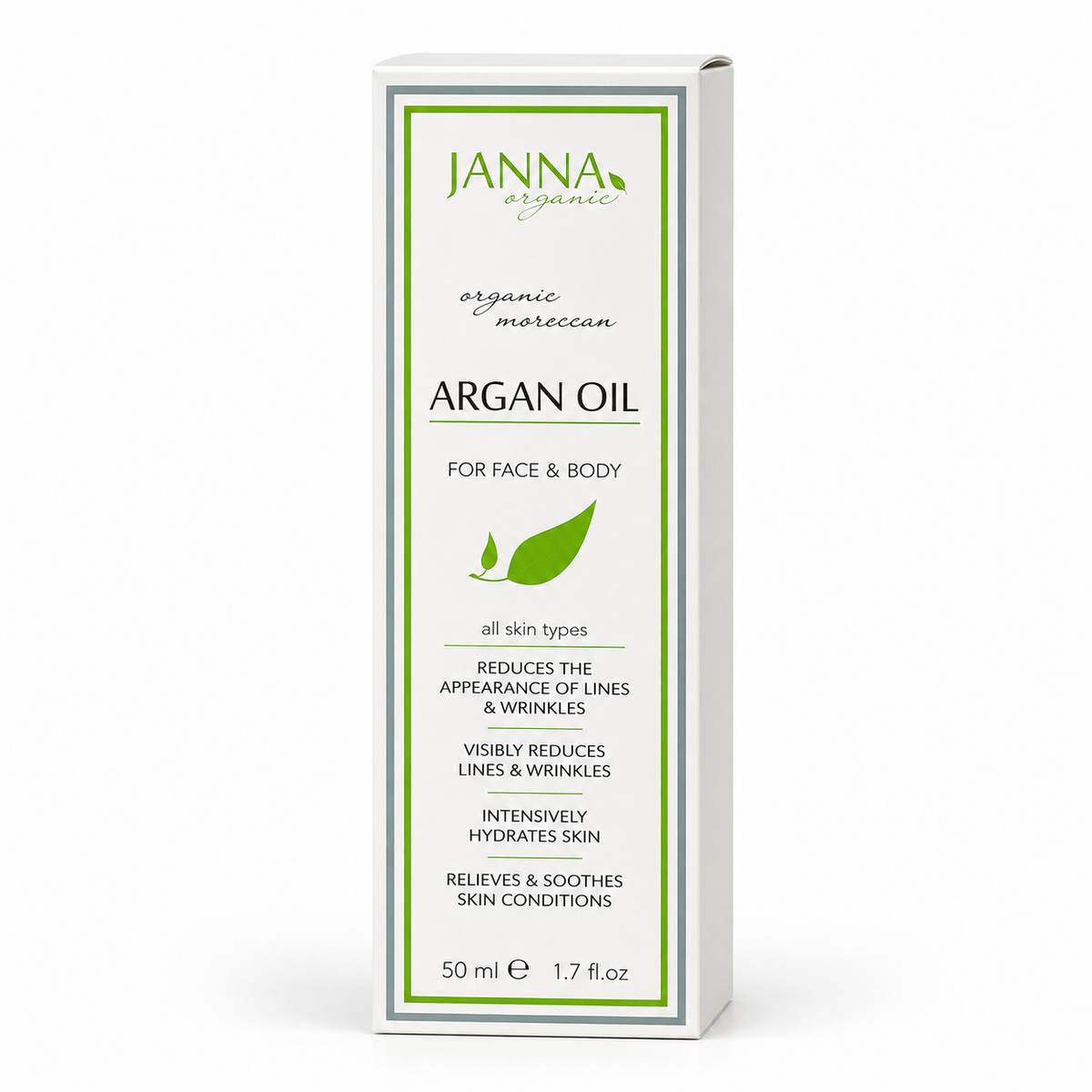 Janna Organic Moroccan Argan Oil for Face & Body