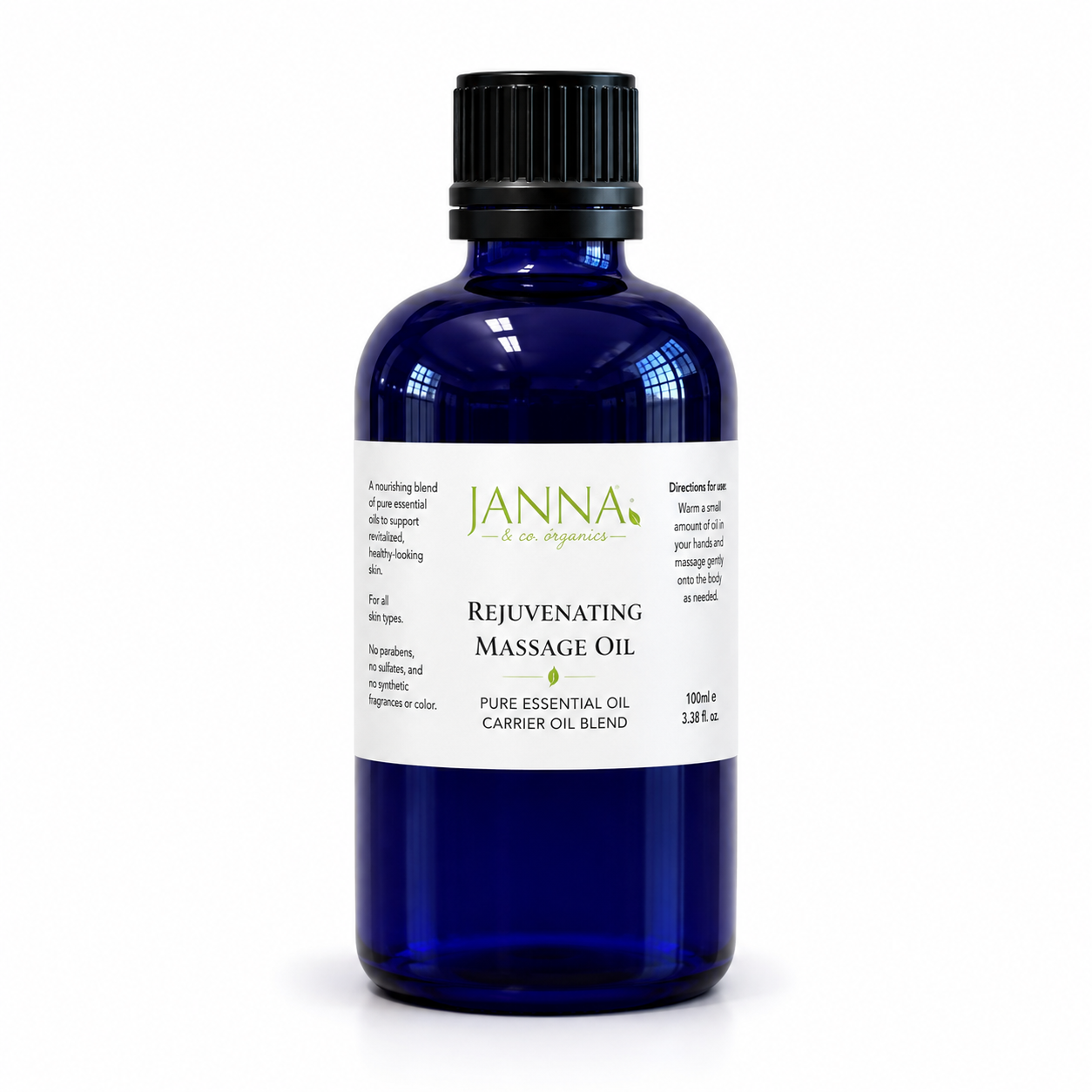 Janna Organic Rejuvenating Massage Oil 100ml