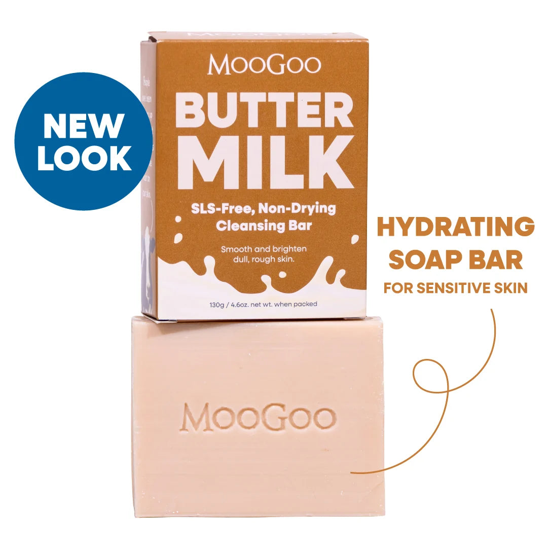 MooGoo Hydrating Cleansing Bar 130g - Buttermilk