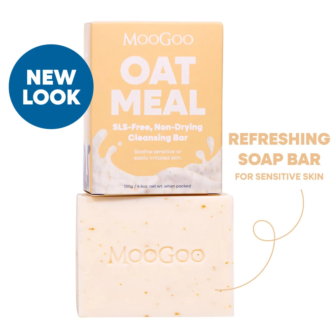 MooGoo Hydrating Cleansing Bar 130g - Oatmeal