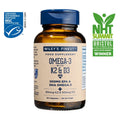 Wiley's Finest Omega-3 + K2 & D3 Omega-3 Fish Oil 60 Caps