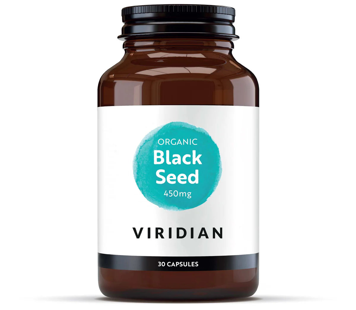 Viridian Organic Black Seed 450mg 30 Caps