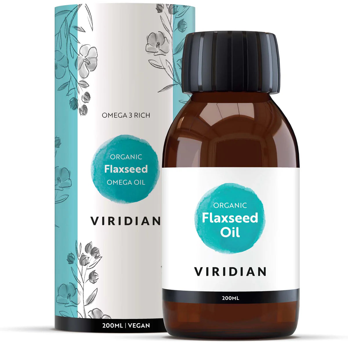 Viridian Organic Flaxseed Oil 500ml