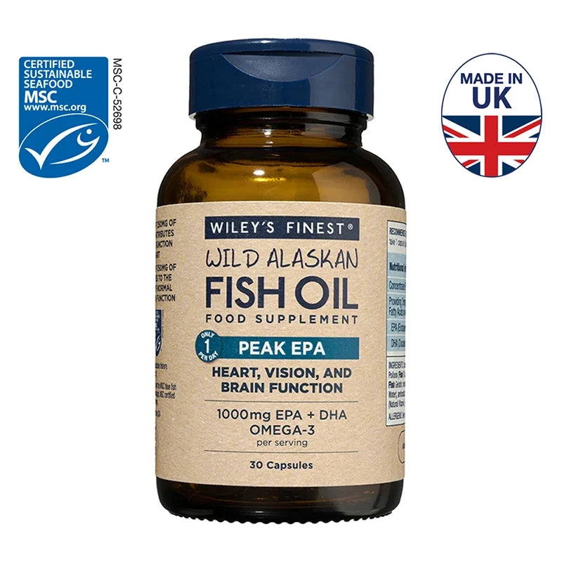 Wiley's Finest Peak EPA Omega-3 Fish Oil 60 Caps