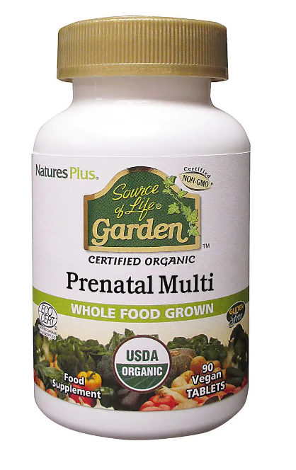 Source of Life® Garden Prenatal Multivitamin Organic 90 Veg Tablets