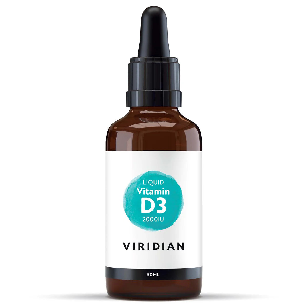 Viridian Liquid Vitamin D3 Drops 2000iu 50ml