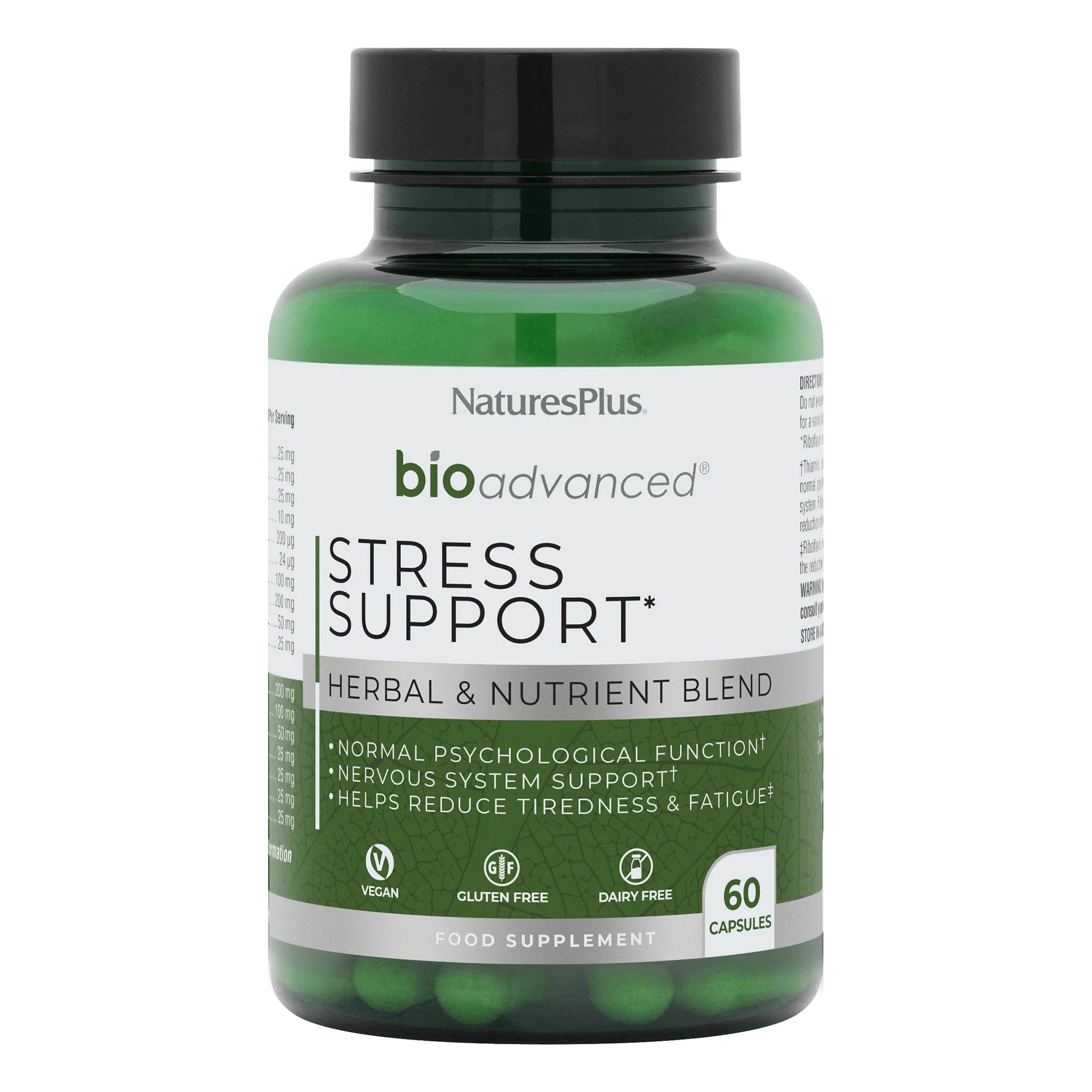 Nature's Plus BioAdvanced Stress Support 60 Caps