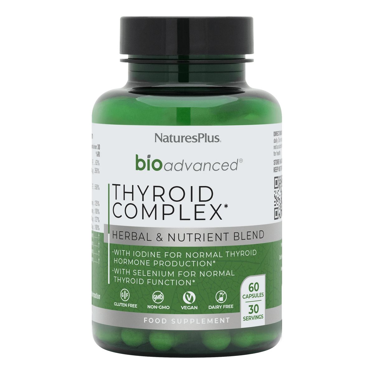 Nature's Plus BioAdvanced Thyroid Complex 60 Caps