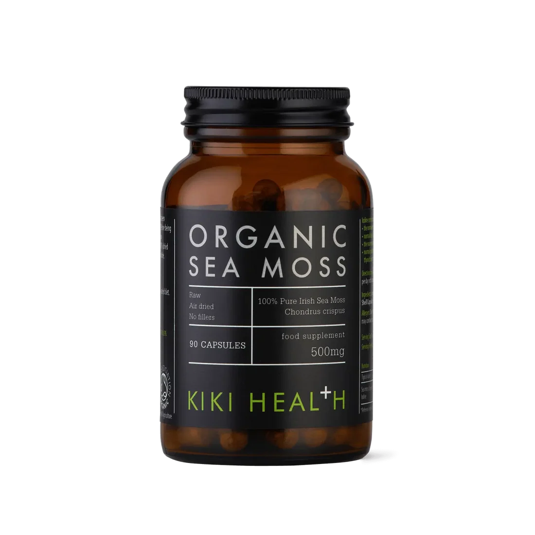 Kiki Health Sea Moss (Irish) Organic 90 Caps